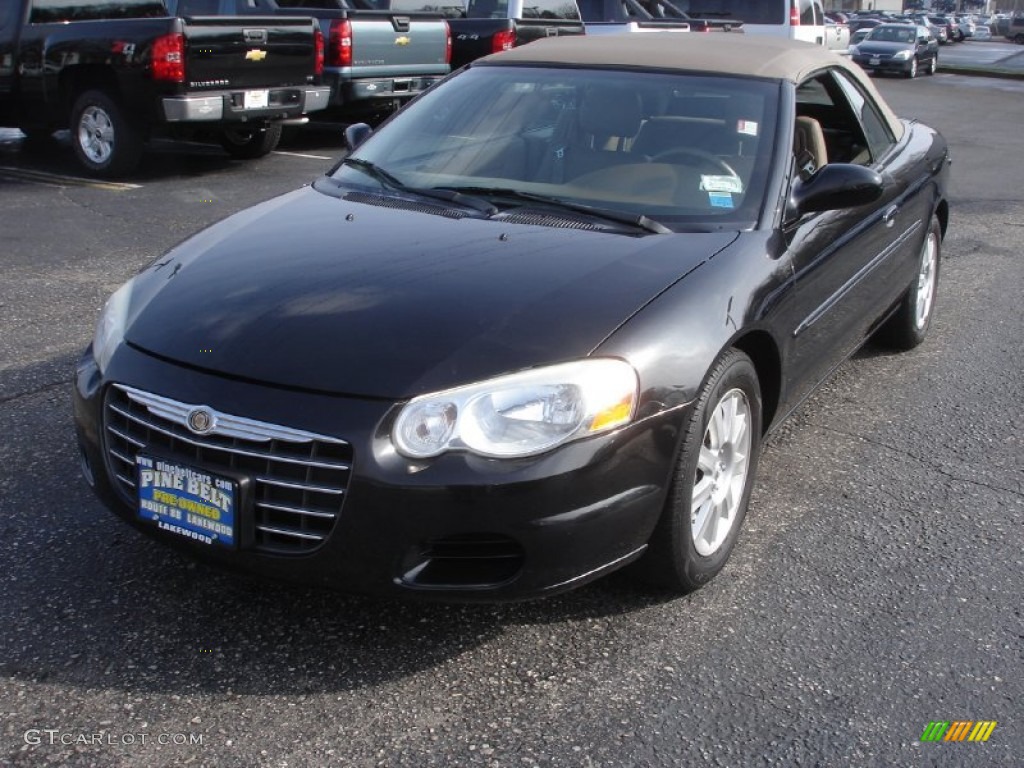 2004 Sebring GTC Convertible - Brilliant Black Crystal / Sandstone photo #1