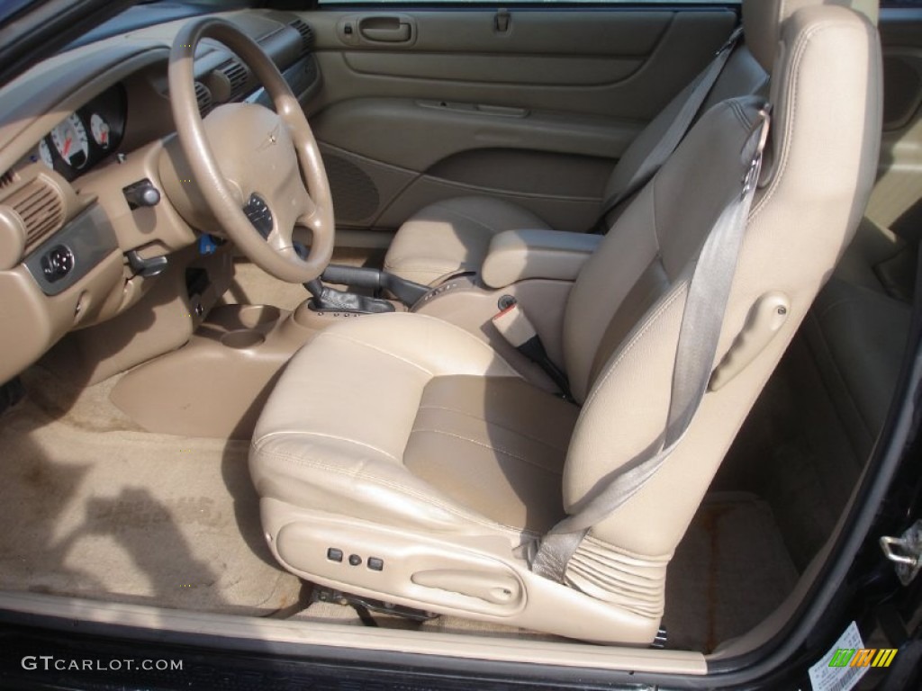 2004 Sebring GTC Convertible - Brilliant Black Crystal / Sandstone photo #10