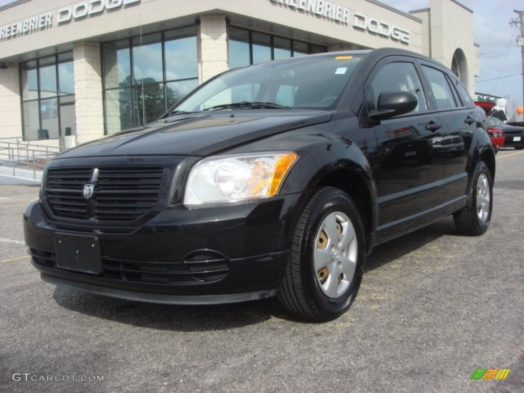 2011 Caliber Express - Brilliant Black Crystal Pearl / Dark Slate Gray photo #1