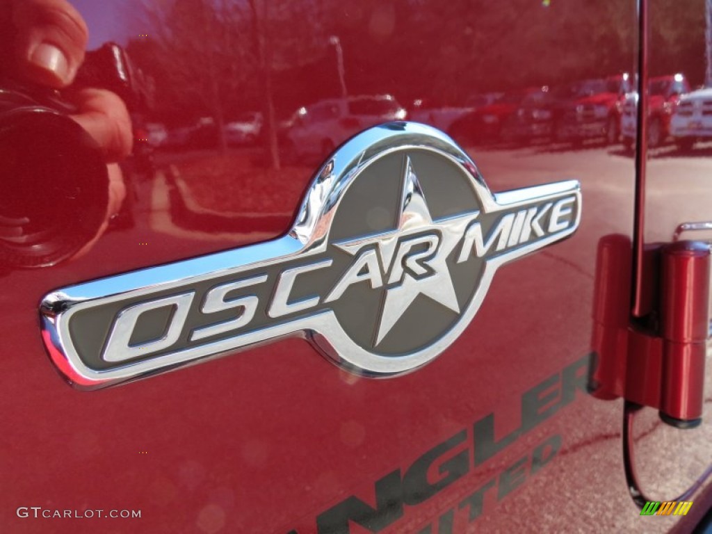 2013 Jeep Wrangler Unlimited Oscar Mike Freedom Edition 4x4 Marks and Logos Photo #76643163