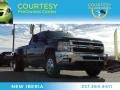 Black 2011 Chevrolet Silverado 3500HD LTZ Crew Cab 4x4 Dually