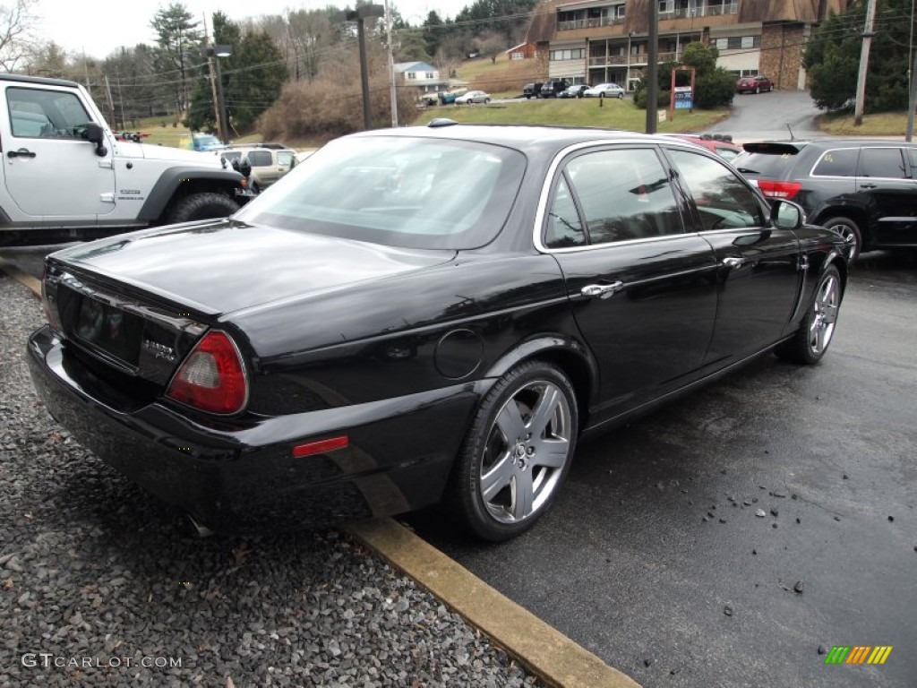 Ebony Black 2009 Jaguar XJ Vanden Plas Exterior Photo #76643327