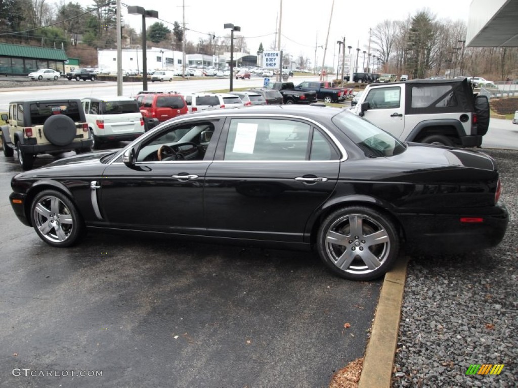Ebony Black 2009 Jaguar XJ Vanden Plas Exterior Photo #76643394