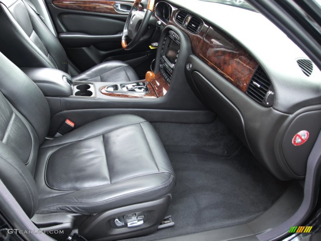 Charcoal/Charcoal Interior 2009 Jaguar XJ Vanden Plas Photo #76643564
