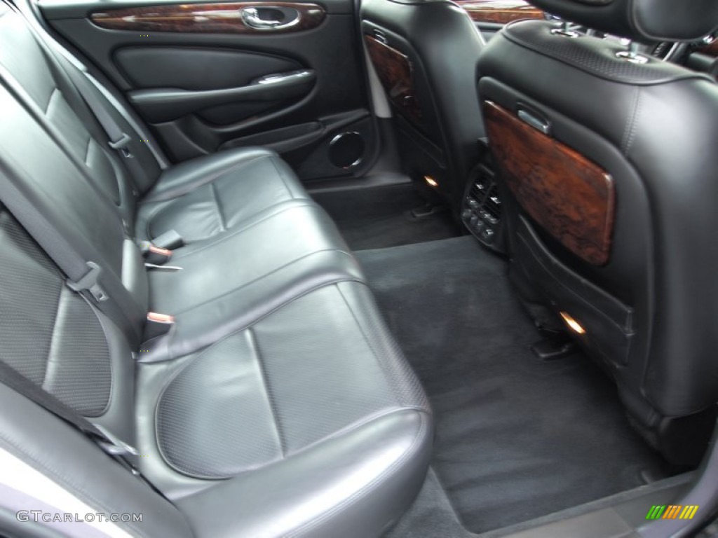 2009 Jaguar XJ Vanden Plas Rear Seat Photo #76643626