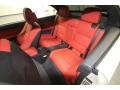 Coral Red/Black Dakota Leather Rear Seat Photo for 2010 BMW 3 Series #76644101