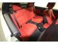 Coral Red/Black Dakota Leather Rear Seat Photo for 2010 BMW 3 Series #76644537