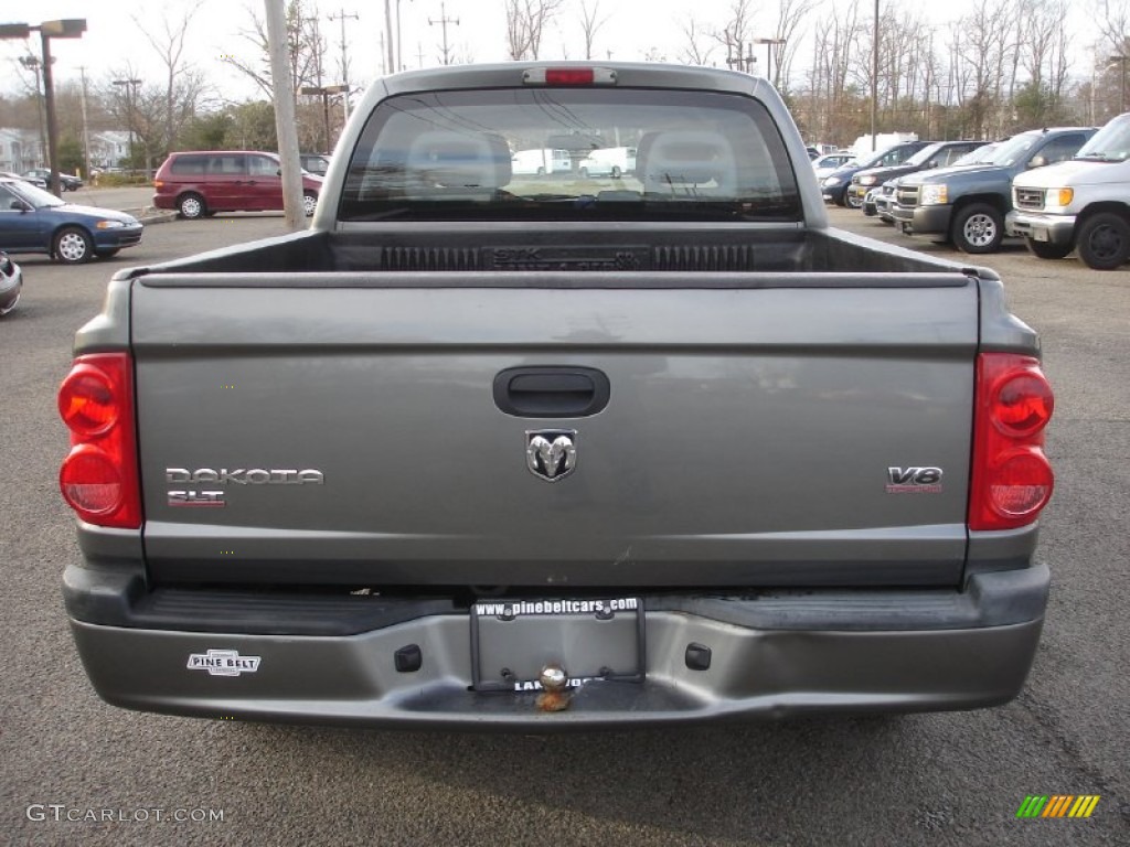 2006 Dakota SLT Quad Cab 4x4 - Mineral Gray Metallic / Medium Slate Gray photo #5