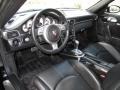 Black 2009 Porsche 911 Turbo Coupe Interior Color