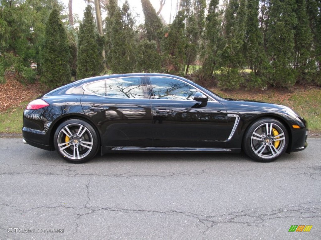 Black 2012 Porsche Panamera Turbo S Exterior Photo #76645111