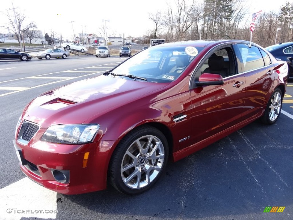 2009 G8 GXP - Sport Red Metallic / Onyx photo #2