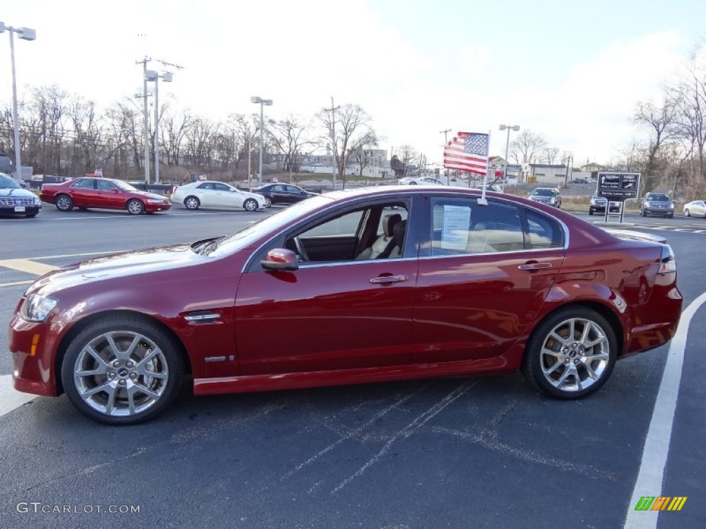 2009 G8 GXP - Sport Red Metallic / Onyx photo #9