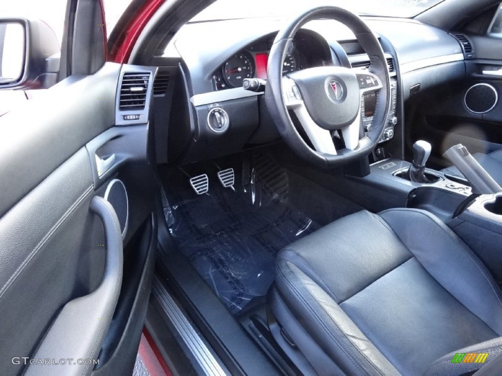 Onyx Interior 2009 Pontiac G8 GXP Photo #76645872