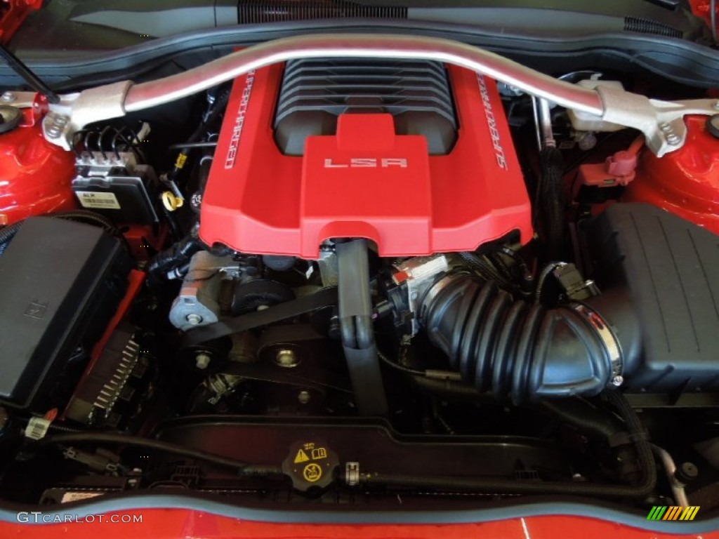 2013 Chevrolet Camaro ZL1 6.2 Liter Eaton Supercharged OHV 16-Valve LSA V8 Engine Photo #76646237