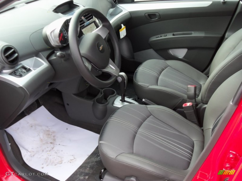 Silver/Silver Interior 2013 Chevrolet Spark LT Photo #76646479