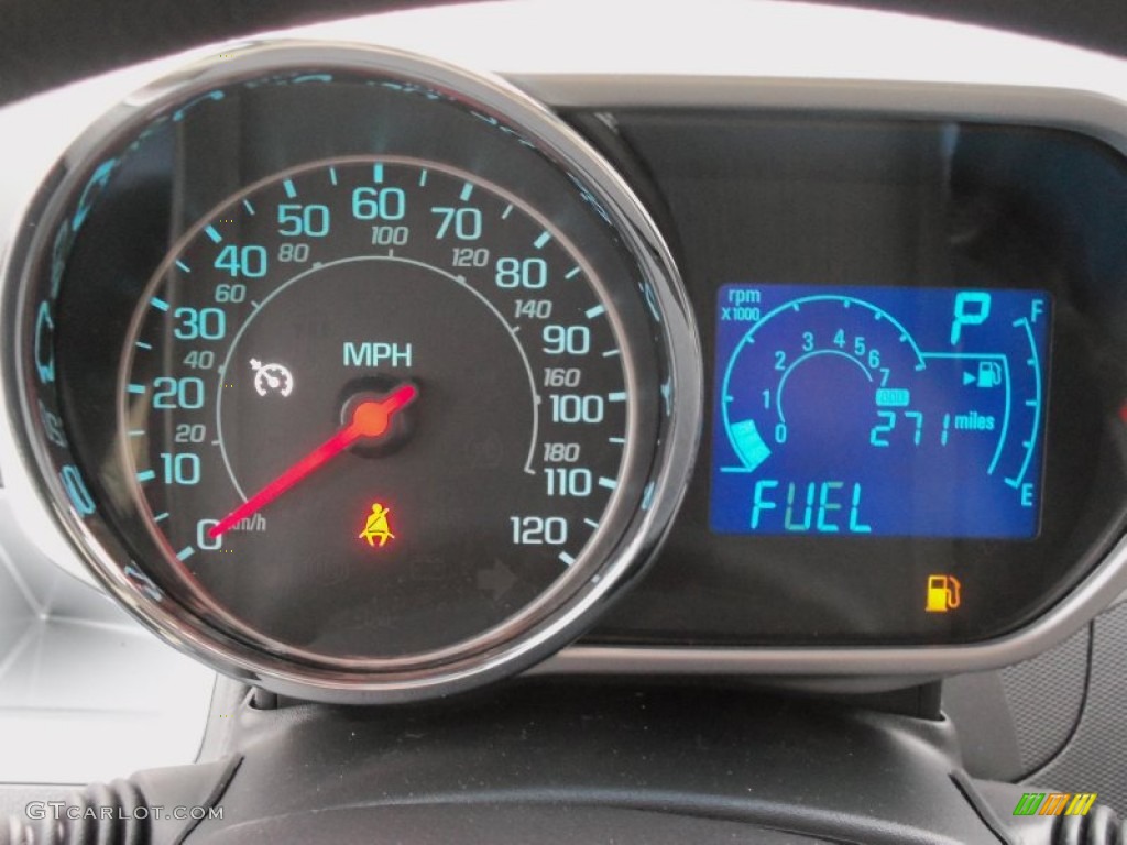 2013 Chevrolet Spark LT Gauges Photo #76646676