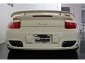 2009 Cream White Porsche 911 Turbo Cabriolet  photo #14