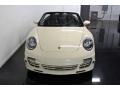 2009 Cream White Porsche 911 Turbo Cabriolet  photo #15