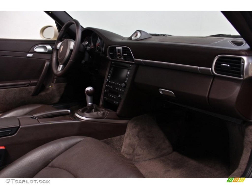 2009 911 Turbo Cabriolet - Cream White / Cocoa Brown photo #41