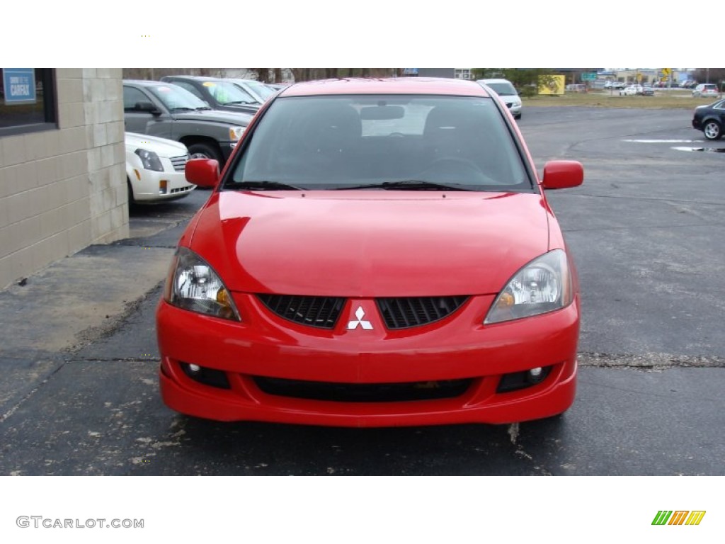 Phoenix Red 2004 Mitsubishi Lancer RALLIART Sportback Exterior Photo #76648031