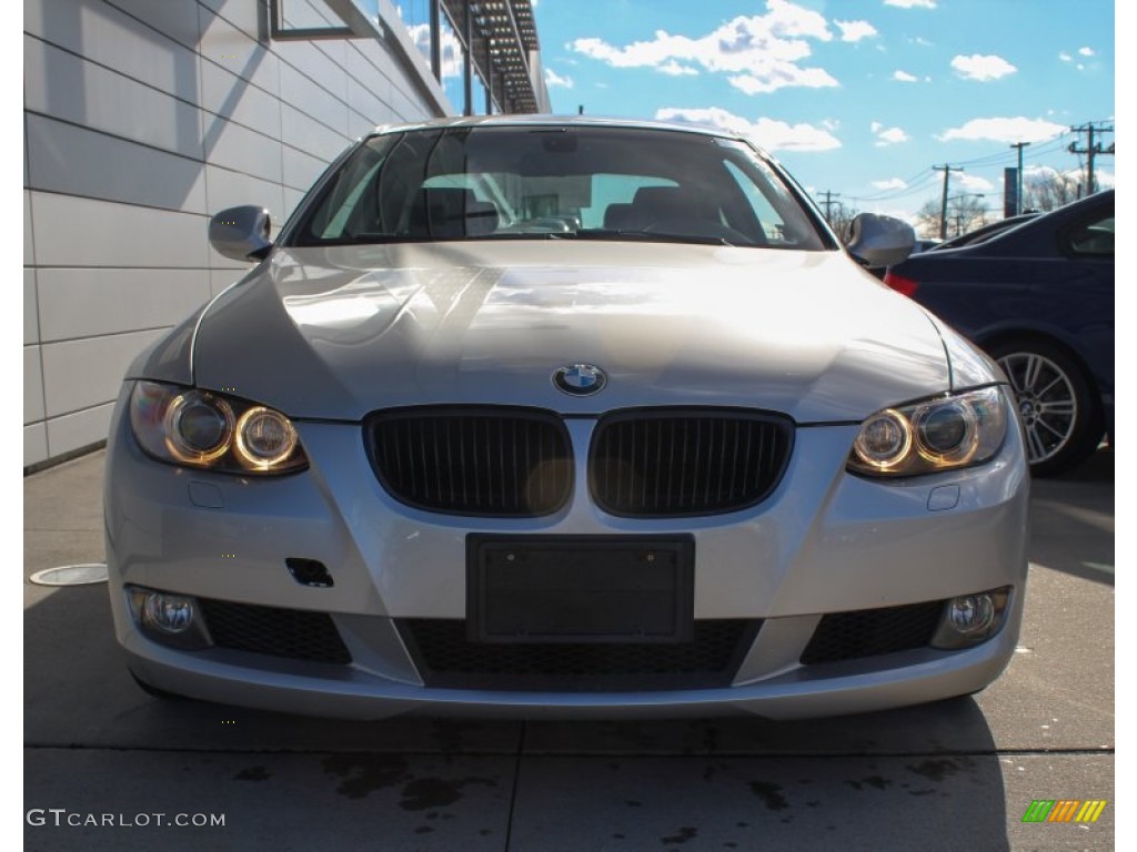 2010 3 Series 328i xDrive Coupe - Titanium Silver Metallic / Black photo #2