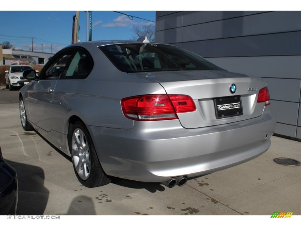 2010 3 Series 328i xDrive Coupe - Titanium Silver Metallic / Black photo #4