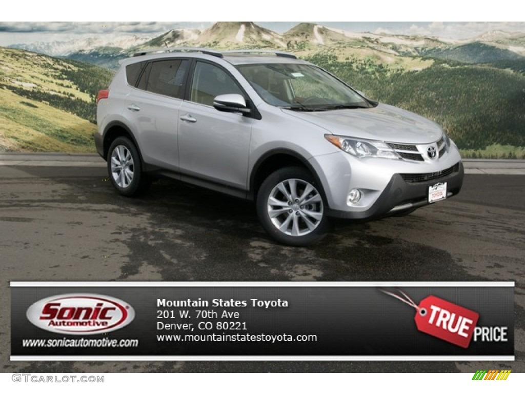 2013 RAV4 Limited AWD - Classic Silver Metallic / Terracotta photo #1