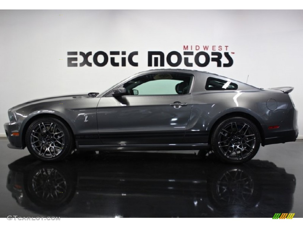 2013 Mustang Shelby GT500 SVT Performance Package Coupe - Sterling Gray Metallic / Shelby Charcoal Black/Black Accent photo #1
