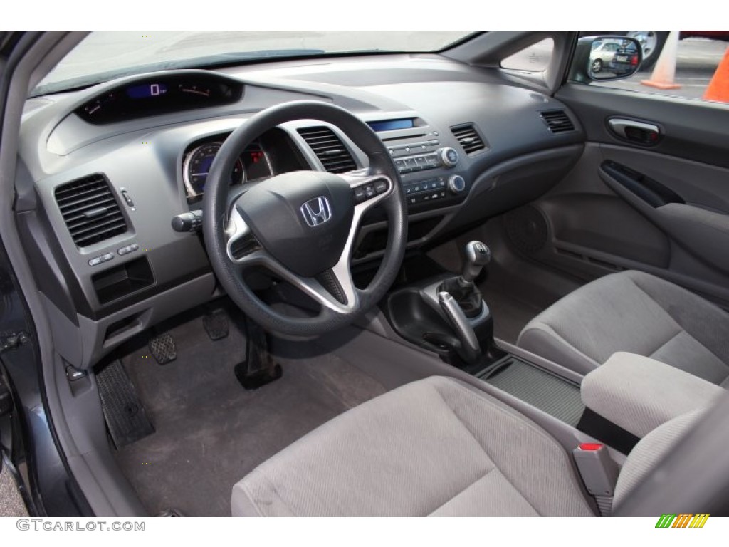 Gray Interior 2010 Honda Civic LX Sedan Photo #76649472