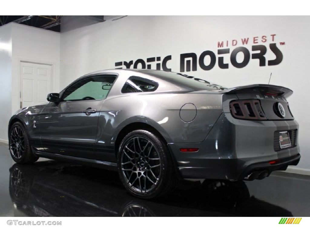 2013 Mustang Shelby GT500 SVT Performance Package Coupe - Sterling Gray Metallic / Shelby Charcoal Black/Black Accent photo #3