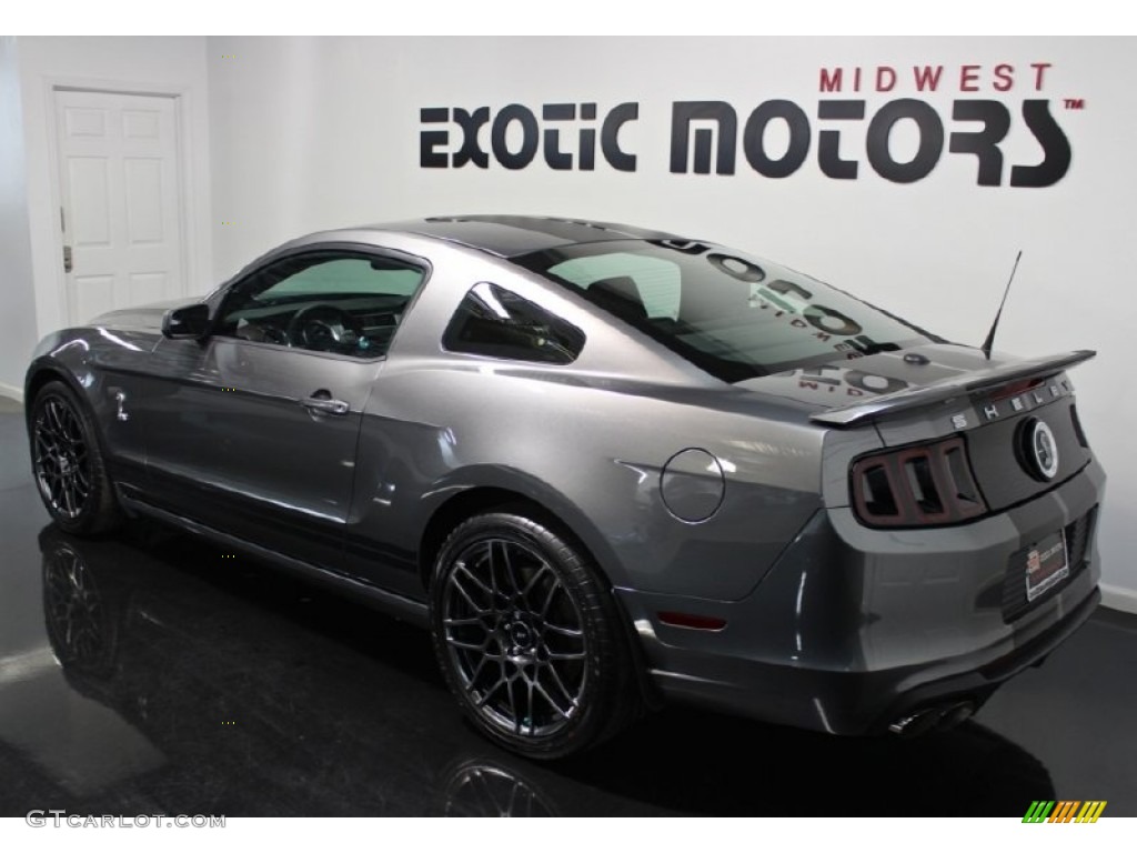 2013 Mustang Shelby GT500 SVT Performance Package Coupe - Sterling Gray Metallic / Shelby Charcoal Black/Black Accent photo #7