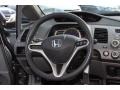 Gray 2010 Honda Civic LX Sedan Steering Wheel