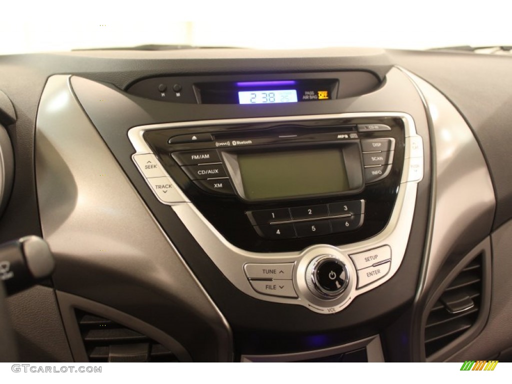 2012 Elantra GLS - Black Noir Pearl / Gray photo #8