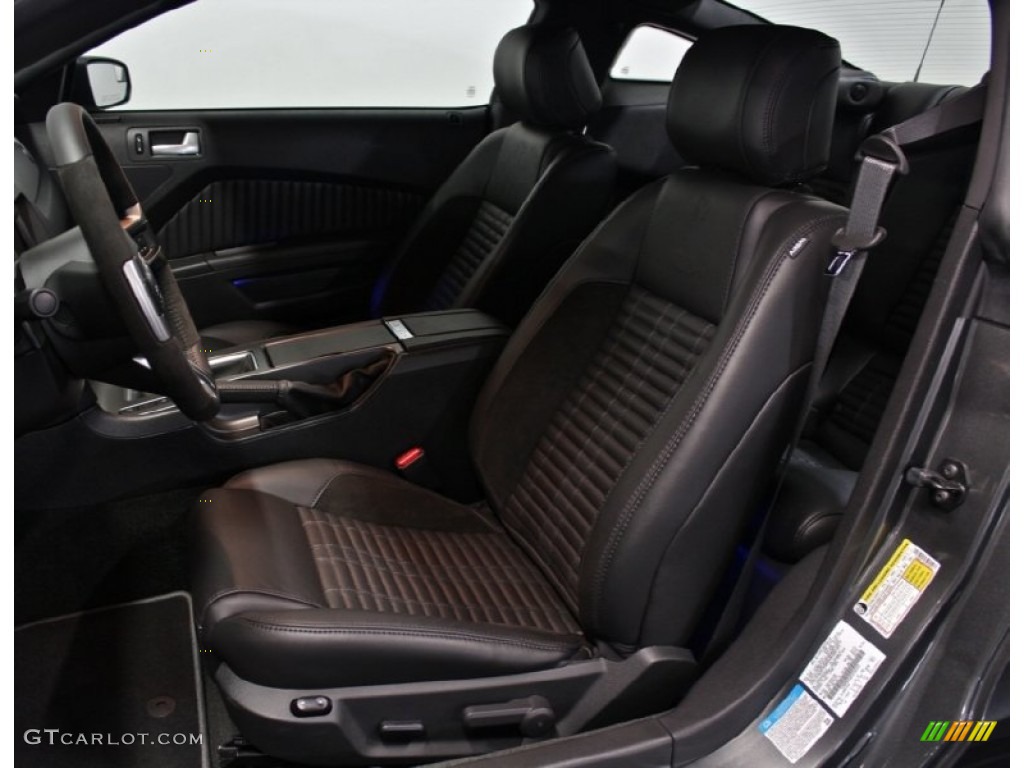 2013 Ford Mustang Shelby GT500 SVT Performance Package Coupe Front Seat Photo #76650160
