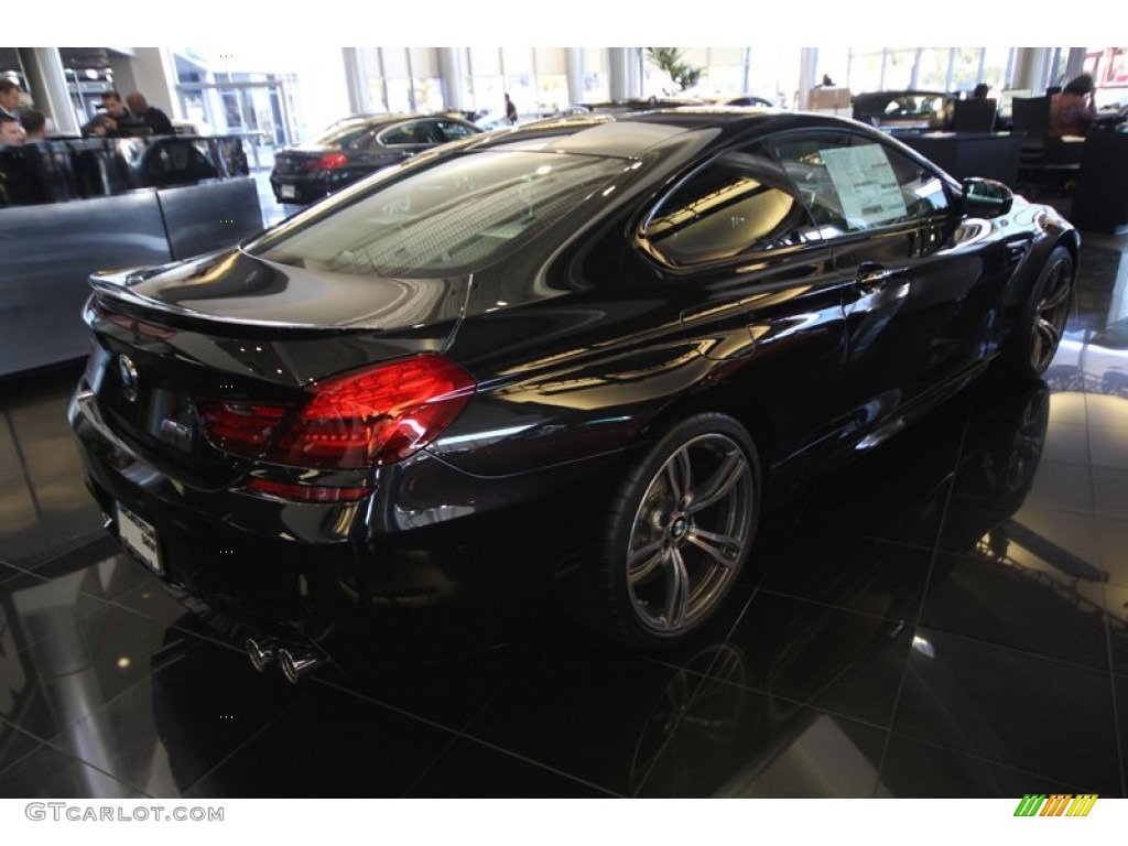 2013 M6 Coupe - Black Sapphire Metallic / Black photo #9