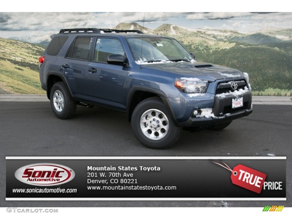 2013 4Runner Trail 4x4 - Shoreline Blue Pearl / Graphite photo #1