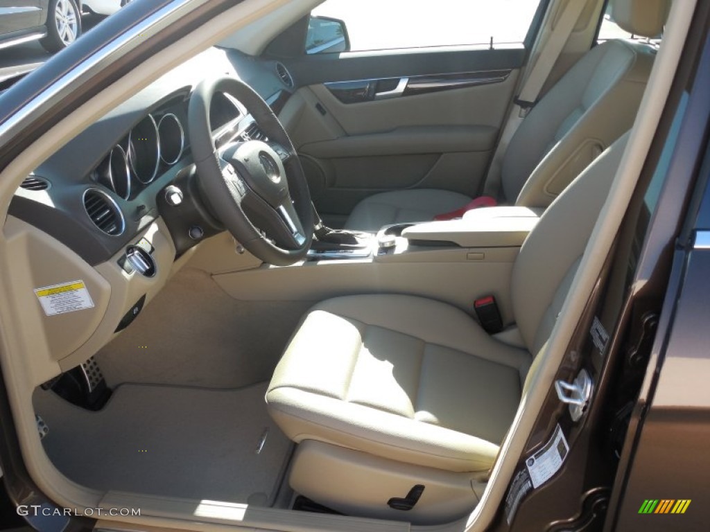 2013 C 250 Sport - Dolomite Brown Metallic / Almond/Mocha photo #7