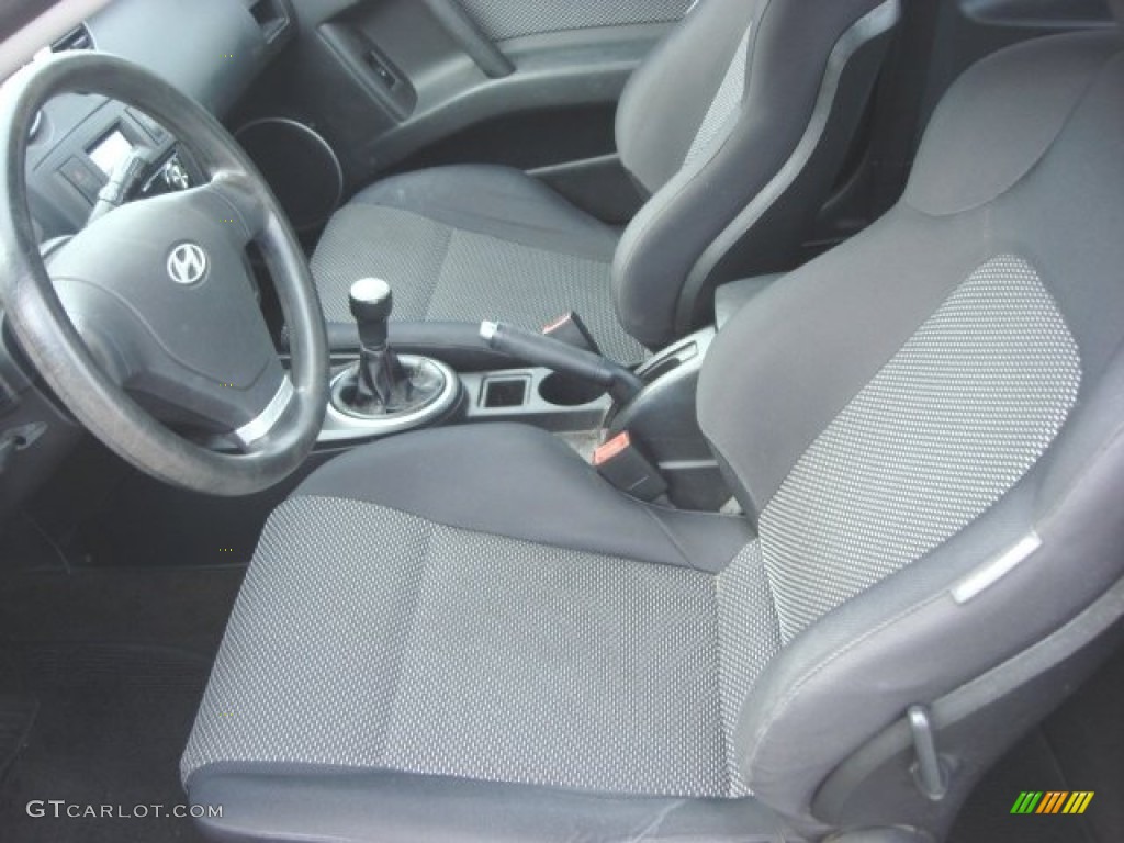 2006 Tiburon GS - Obsidian Black / Black photo #9