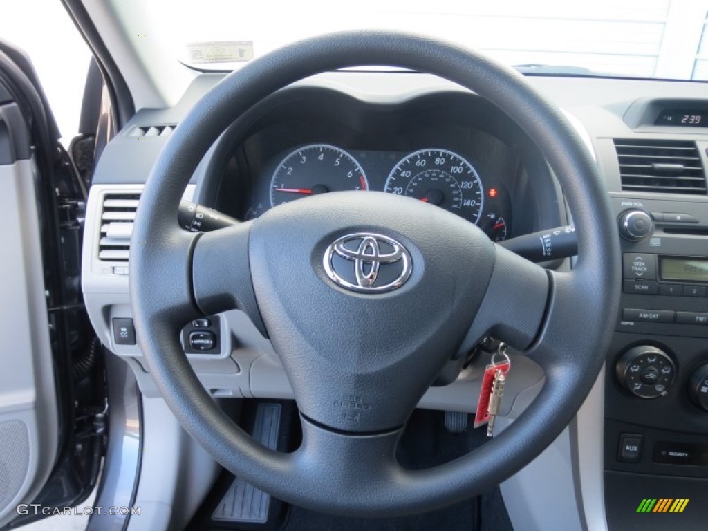 2013 Toyota Camry LE Ash Steering Wheel Photo #76653720