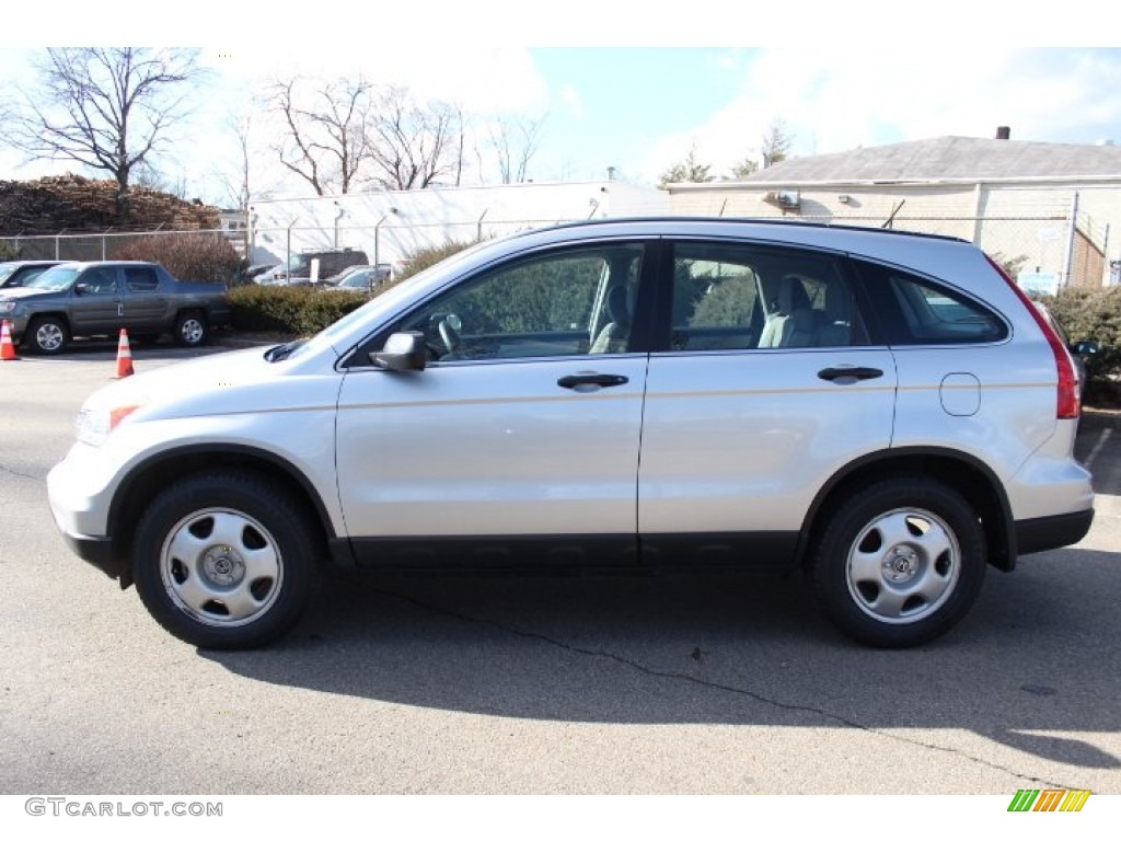 2011 CR-V LX 4WD - Alabaster Silver Metallic / Gray photo #8