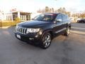 2011 Brilliant Black Crystal Pearl Jeep Grand Cherokee Overland  photo #2