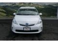 2013 Blizzard White Pearl Toyota Prius v Two Hybrid  photo #3