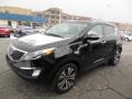 2013 Black Cherry Kia Sportage EX AWD  photo #4