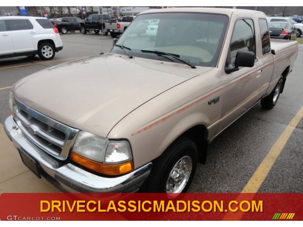 1998 Ranger XLT Extended Cab - Light Prairie Tan Metallic / Medium Prairie Tan photo #1