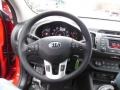Black 2013 Kia Sportage LX Steering Wheel