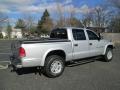 2001 Bright Silver Metallic Dodge Dakota Sport Quad Cab 4x4  photo #8