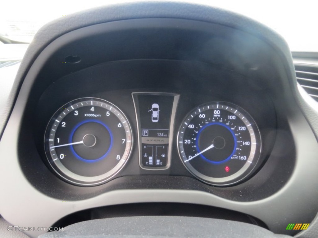 2013 Hyundai Azera Standard Azera Model Gauges Photo #76657080