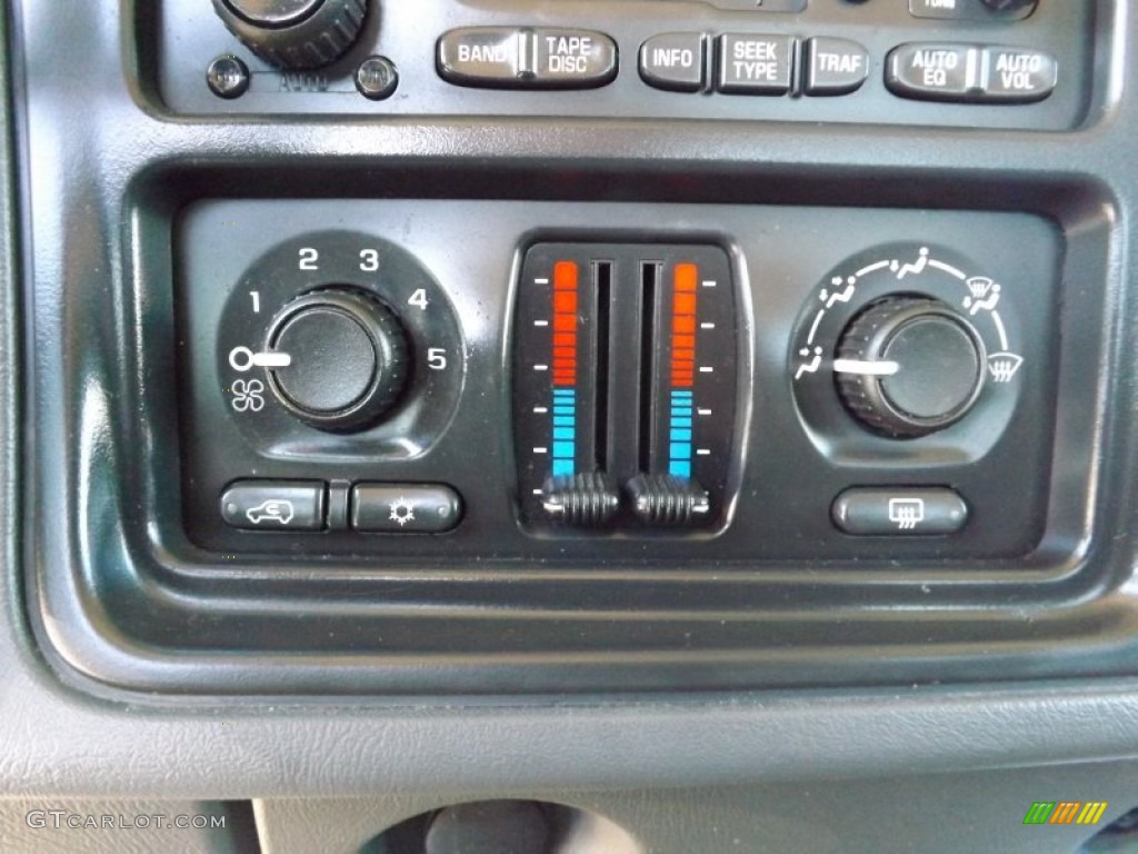 2004 GMC Sierra 1500 SLT Extended Cab Controls Photos