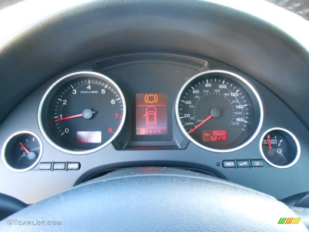 2008 Audi A4 3.2 quattro Cabriolet Gauges Photos