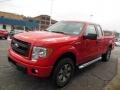 2013 Race Red Ford F150 STX SuperCab 4x4  photo #4